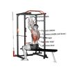 Multifunctional Barbell Rack 1400LBS Capacity Barbell Weight Rack Home Gym Fitness Adjustable Squat Rack Weight Lifting Bench Press Push-ups