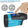 Professional Precision Laser Golf Rangefinder 656Yard 6X Magnification Distance Angle Speed Measurement