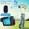 Professional Precision Laser Golf Rangefinder 656Yard 6X Magnification Distance Angle Speed Measurement