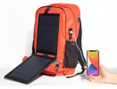 Solar power generation business backpack.  30L, 20W, 5V / 3A, 9V / 2A fast charging, 5000 mAh energy storage, YKK zipper, high-end waterproof, 210D po