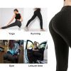 Women TIK Tok Leggings Bubble Textured Butt Lifting Yoga Pants Black Medium