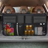 Car Backseat Trunk Organizer Auto Hanging Back Seat Storage Bag Pocket Adjustable Strap