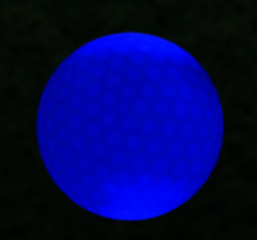 Led Golf Ball Flashing Ball Golf Supplies (Color: Blue)