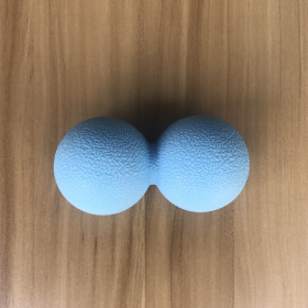 Peanut Yoga Massage Ball; Trigger Point Ball; Fascia Release; Foot TPE Trigger Point Therapy Balls (Color: Blue)