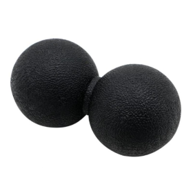 Peanut Yoga Massage Ball; Trigger Point Ball; Fascia Release; Foot TPE Trigger Point Therapy Balls (Color: Black)