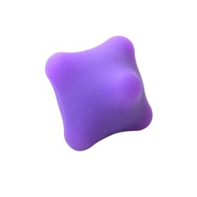 Finger Ball Exerciser Grip Ball; Strength Squeeze Stress Balls For Finger Strengthening Exercise (Color: Purple)