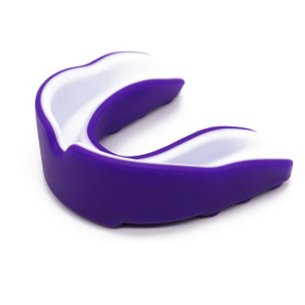 Sports Mouthguard with Transparent Case (Color: Purple, size: kids)