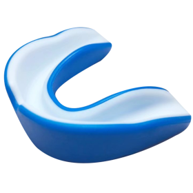 Sports Mouthguard with Transparent Case (Color: Blue, size: kids)