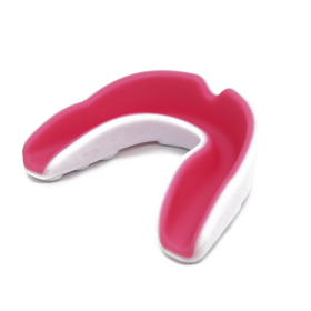 Sports Mouthguard with Transparent Case (Color: Pink, size: kids)