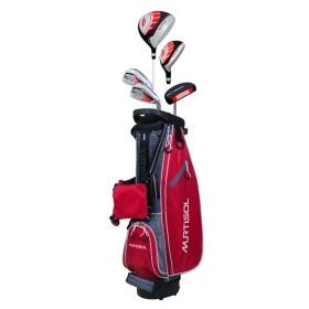 Super light 8-10 Right Hand Junior golf club set (Color: Red)