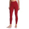 Women's High Waisted Yoga Pants 7/8 Length Leggings with Pockets