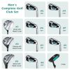 11 Pieces Complete Golf Club Package Set