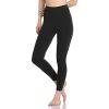 Women's High Waisted Yoga Pants 7/8 Length Leggings with Pockets