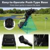 Golf Stand Cart Bag with 6-Way Divider Carry Pockets