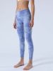 Icy Tie-Dye Women Blue Yoga Pants