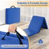 Portable Tri-Fold Gym Mat with Handles for Yoga