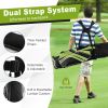 Golf Stand Cart Bag with 6-Way Divider Carry Pockets